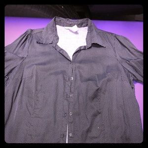 Button down Polk dot shirt